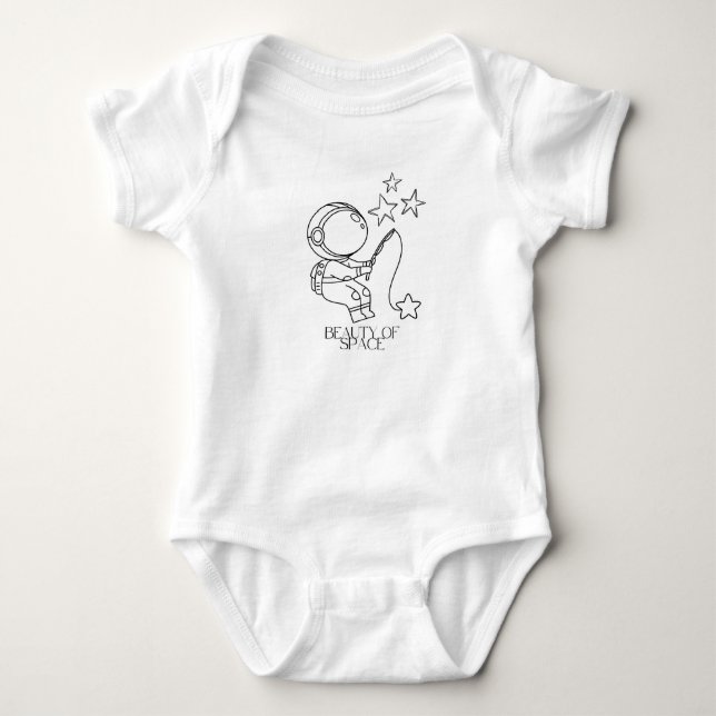 Body Para Bebê "Beleza do Espaço" (Frente)