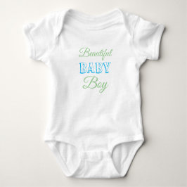 Body Para Bebê Belo Bebê Blue Sage Green