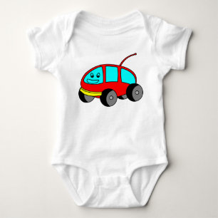 Body Para Bebê Belo Carro De Brinquedo-00000