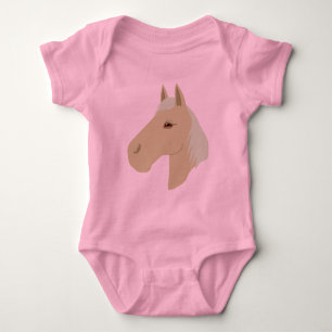 Body Para Bebê Belo Cavalo