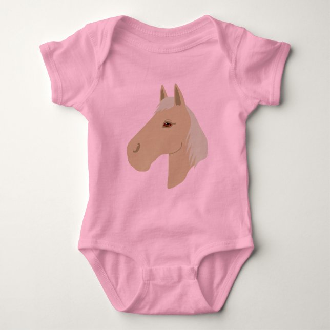 Body Para Bebê Belo Cavalo (Frente)