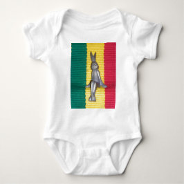 Body Para Bebê Belo coelho Rasta Oasis Metal Bunny