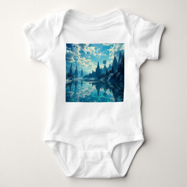 Body Para Bebê Belo Dia Em Algum Lugar... (Frente)