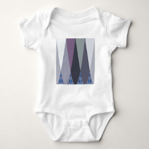 Body Para Bebê Belo Impressão de Design de Arte Chevron