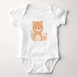Body Para Bebê Belo Urso Jérsei Design