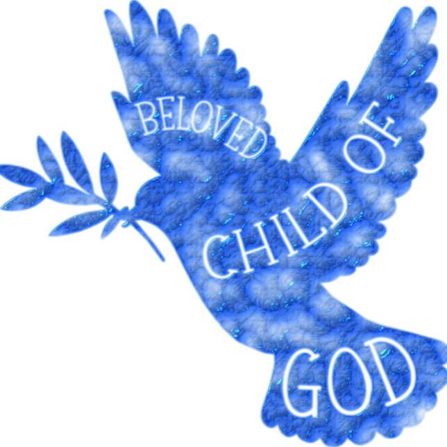 Body Para Bebê Beloved Child of God Dove Baby Design (Criador carregado)
