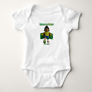 Body Para Bebê Ben-Hur Craque 10 com Capa da Bandeira