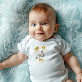Body Para Bebê Bênção dos Anjos – Bodysuit para Bebê | Batismo e 