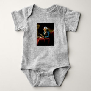 Body Para Bebê Benjamin Franklin, Fundador Inventor Cientista