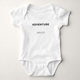 Body Para Bebê Berçário Adventure Awaits Bebê | Minimalista Fofo