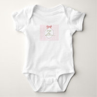 Berço Personalizado Zoe Menina com Laço e Xadrez