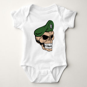 Body Para Bebê Beret Verde