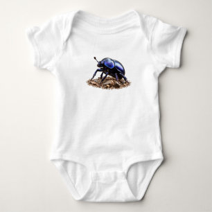 Body Para Bebê Besouro Azul Vida Selvagem da Floresta
