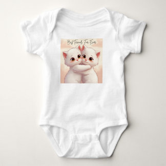 Body Para Bebê Best Friends Forever Baby Bodysuit - Two Cute Hugg