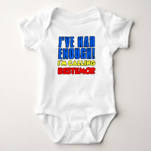 Body Para Bebê Bestemor Chamar o Suficiente
