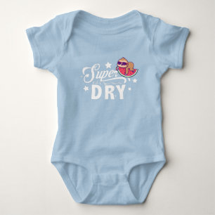 Body Para Bebê Bicho Preguiça Kawaii Fofo Deitado Em Melancia Sup