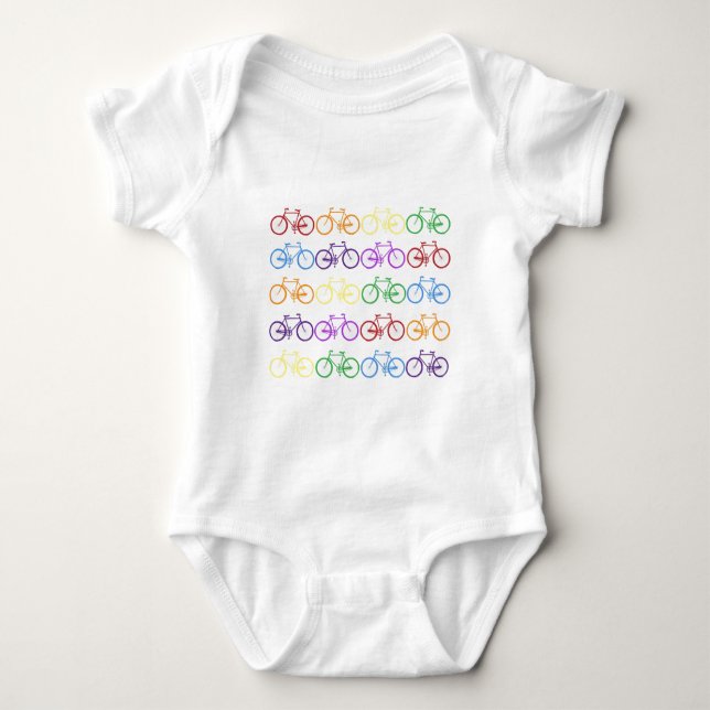 Body Para Bebê bicicleta (Frente)