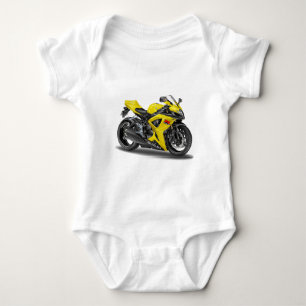Body Para Bebê Bicicleta amarela de Suzuki GSX-R600
