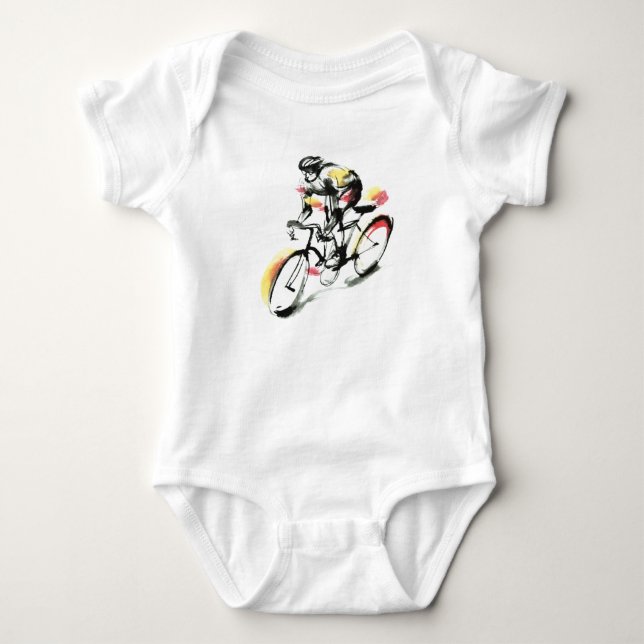 Body Para Bebê Bicicleta de estrada (Frente)