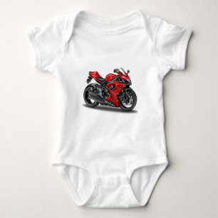 Body Para Bebê bicicleta do vermelho do suzuki GSX-R600