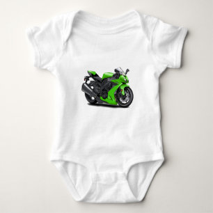 Body Para Bebê Bicicleta verde de Ninja