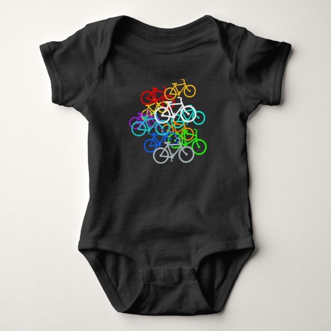 Body Para Bebê Bicicletas (Frente)