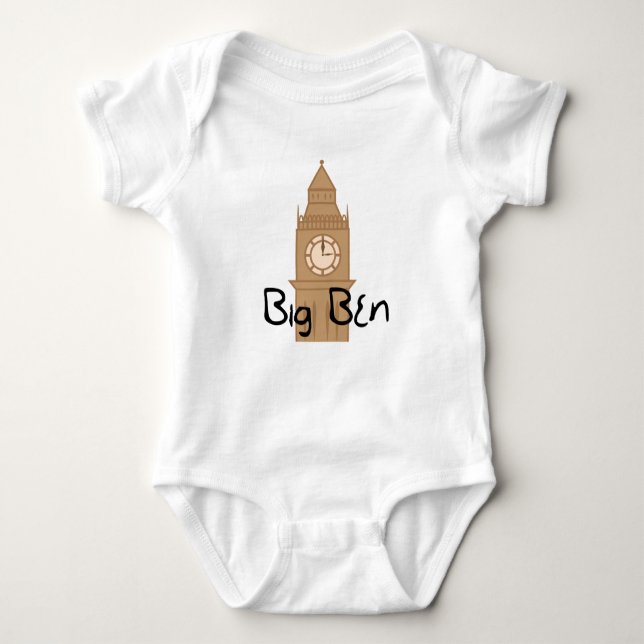 Body Para Bebê Big Ben (Frente)