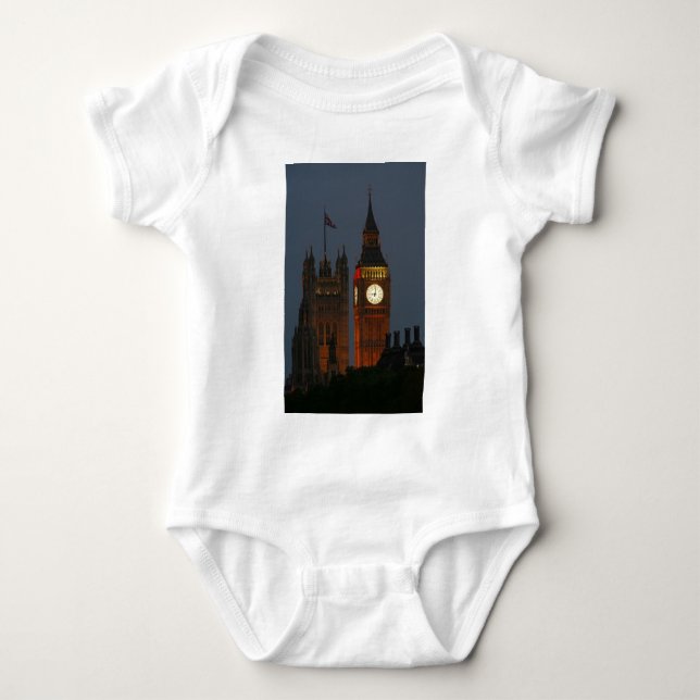 Body Para Bebê Big Ben-London-England (Frente)