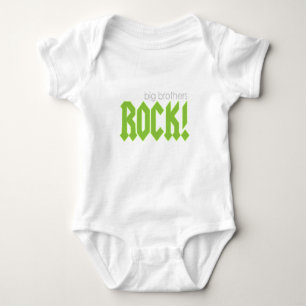 Body Para Bebê Big Brothers Rock!