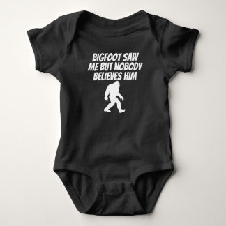 Body Para Bebê Bigfoot Me Viu Mas Ninguém Acredita Nele