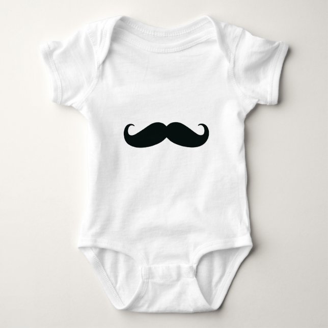 Body Para Bebê bigode (Frente)