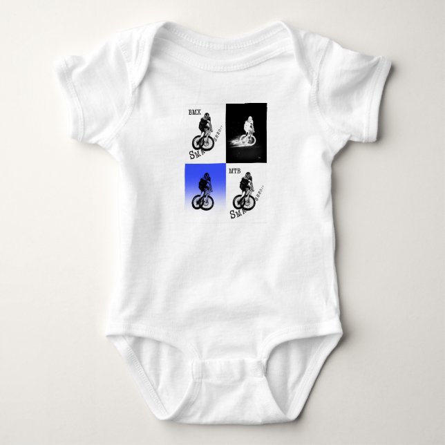 Body Para Bebê Biker de montanha MTB BMX (Frente)