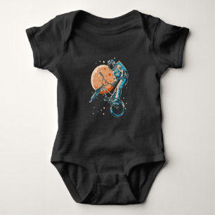 Body Para Bebê Biker Espacial da Lua BMX