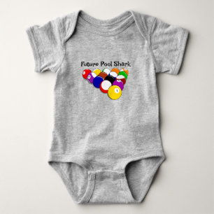 Body Para Bebê Billiard Balls Design Baby Bonitinho