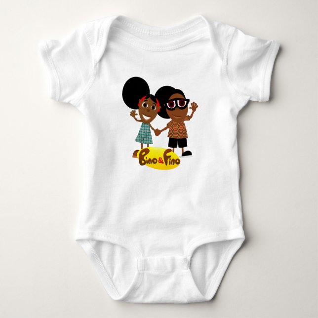 Body Para Bebê Bino e Fino Baby Bodysuit (Frente)