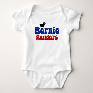Body Para Bebê Birdie Sanders 2016 Retro Bernie