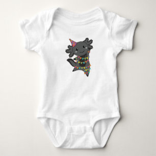 Body Para Bebê Birthday Axolotl Garland