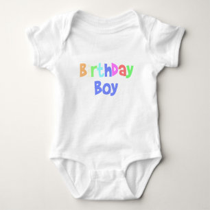 Body Para Bebê Birthday Boy