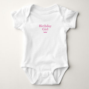 Body Para Bebê Birthday Girl