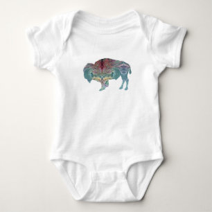 Body Para Bebê Bisonte/búfalo