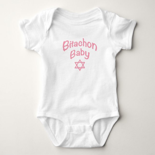 Body Para Bebê Bitachon Baby Pink Criança Bonitão (Frente)