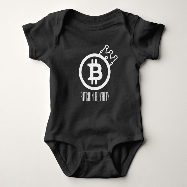 Body Para Bebê BITCOIN-Bitcoin Direito-Onsie-Cripto (Frente)