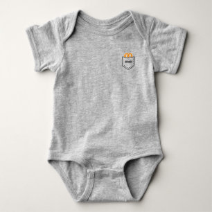 Body Para Bebê BITCOIN/POCKET-Onsie