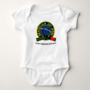 Body Para Bebê BJJ - Jiu-Jitsu Baby Fighter