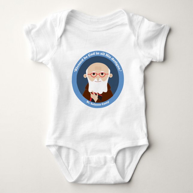Body Para Bebê Bl. Solanus Casey (Frente)