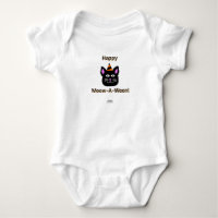 Black Cat Meow-A-Ween Baby Jersey
