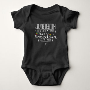 Body Para Bebê Black Freedom Juneteenth