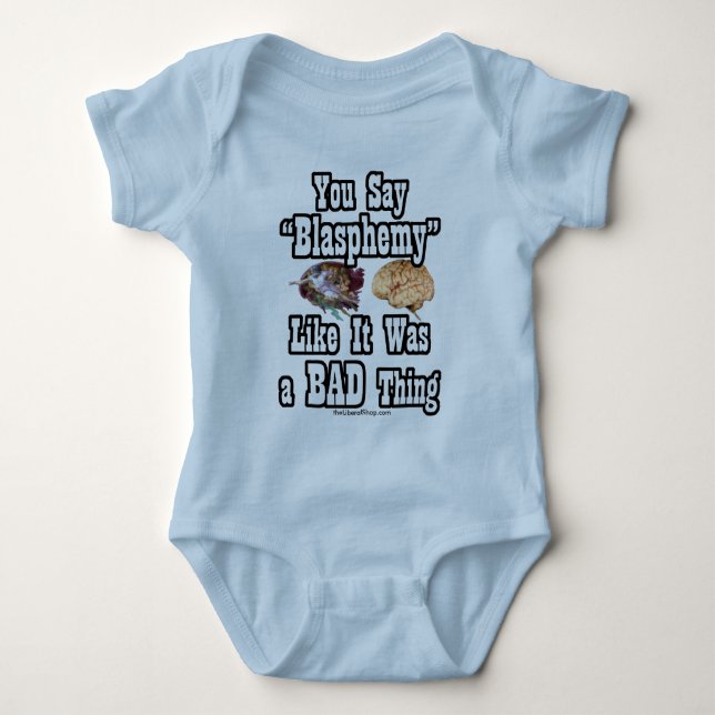 Body Para Bebê Blasfêmia Infantil Trepador (Frente)