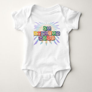 Body Para Bebê Blocos de Iluminação