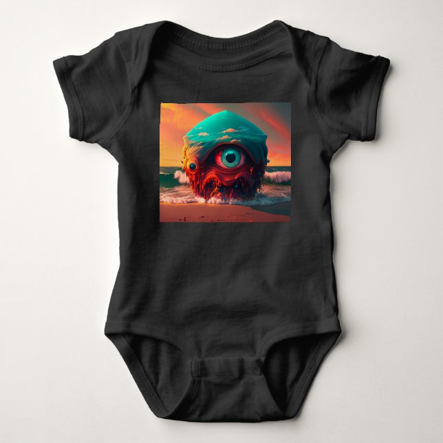 Body Para Bebê Bloody Eyes (Frente)